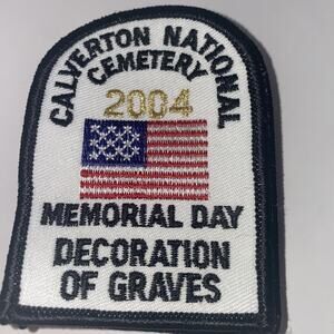 BSA Calverton National Cemetery Memorial Day Decoration Of Graves 2004 Patch New